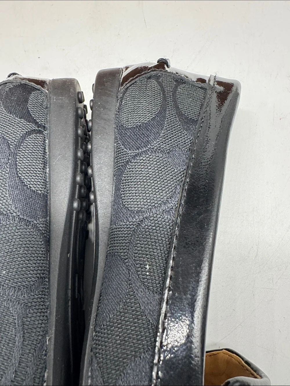 Coach Fortunata Black Loafers‎ Size 5.5